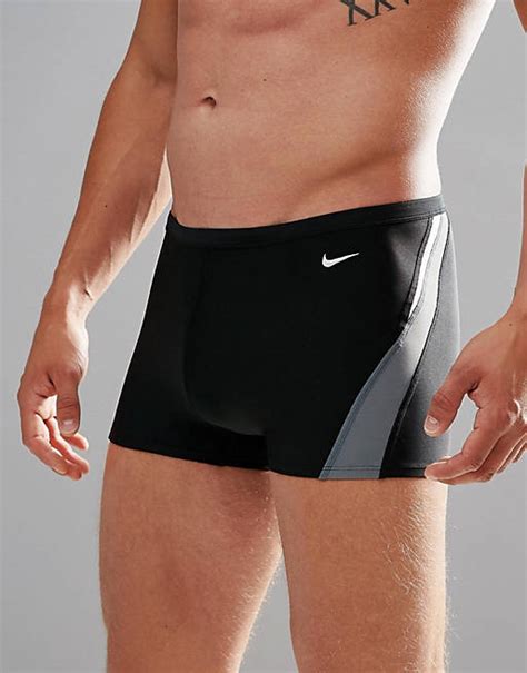 schwarze nike badehose